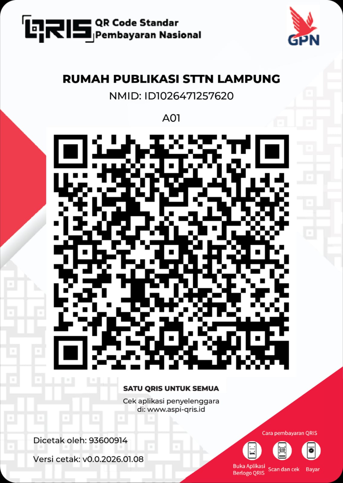 QRIS STTN Lampung
